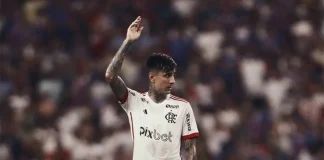 Pulgar em campo pelo Flamengo 2024