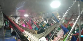 Torcida do Flamengo viaja de barco até Belém para ver a final da Supercopa