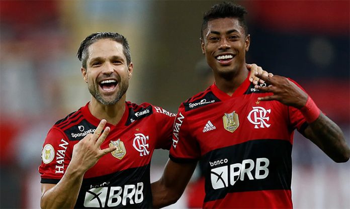 Diego Ribas e Bruno Henrique