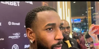 Gerson na premiação do Carioca 2025