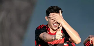 João Camargo do sub-20 do Flamengo