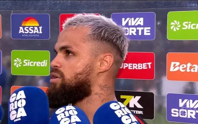 Michael em entrevista após o título carioca conquistado pelo Flamengo