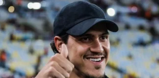 Pedro presente no Maracanã para assistir ao Fla x Flu