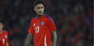 Pulgar em campo pela Seleção chilena