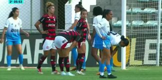 Futebol Feminino do Flamengo em campo