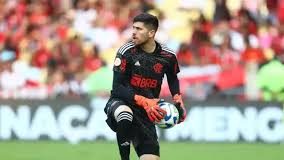 Goleiro Rossi em campo pelo Flamengo