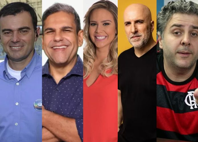 Tino Marcos, João Guilherme, Daniela Boaventura, Antônio Tabet e Reikraus