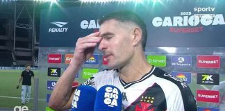 Vegetti concede entrevista após vitória do Flamengo sobre o Vasco