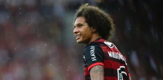 Willian Arão em campo pelo Flamengo