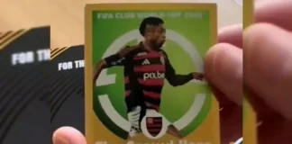 Figurinha lendária do Bruno Henrique no álbum do Mundial de Clubes 2025