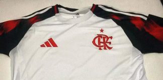 Camisa branca do Flamengo de 2025