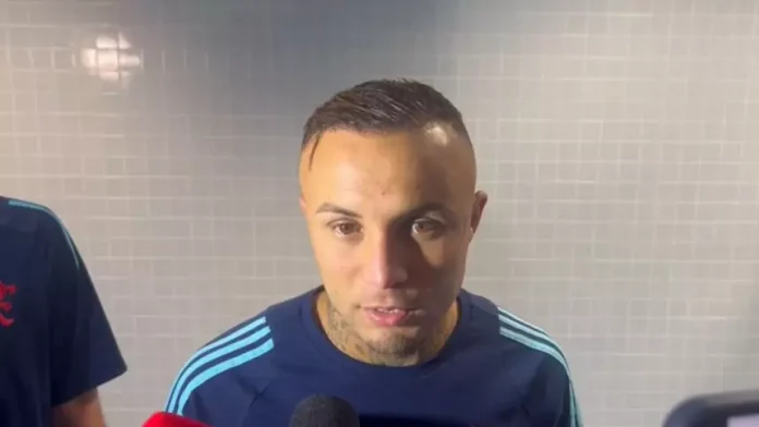 Everton Cebolinha em entrevista após jogo do Flamengo