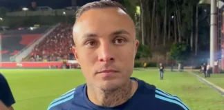 Everton Cebolinha em entrevista após vitória do Flamengo sobre o Vitória em Salvador