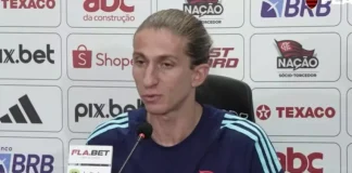 Filipe Luís em entrevista após goleada do Flamengo sobre o Juventude