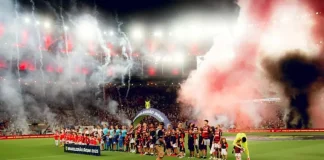 Flamengo e Internacional no Maracanã