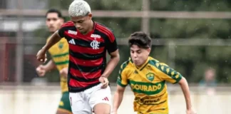 Flamengo venceu o Cuiabá na Gávea pelo Brasileirão sub-20