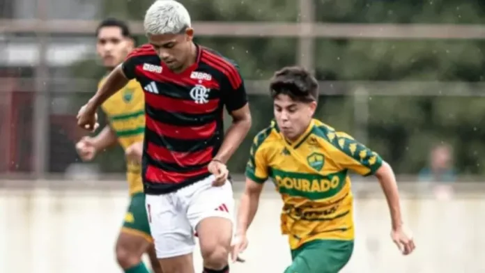 Flamengo venceu o Cuiabá na Gávea pelo Brasileirão sub-20