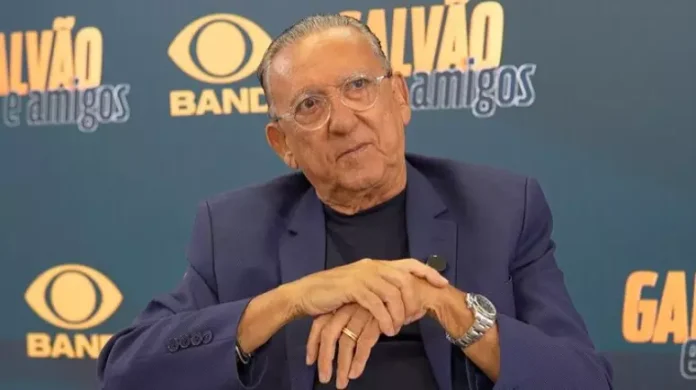 Galvão Bueno em seu programa 