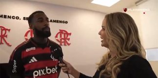 Gerson em entrevista para Dani Boaventura da Flamengo TV