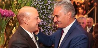Tite e seu empresário, Gilmar Veloz