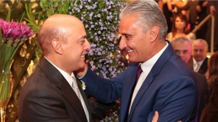 Tite e seu empresário, Gilmar Veloz