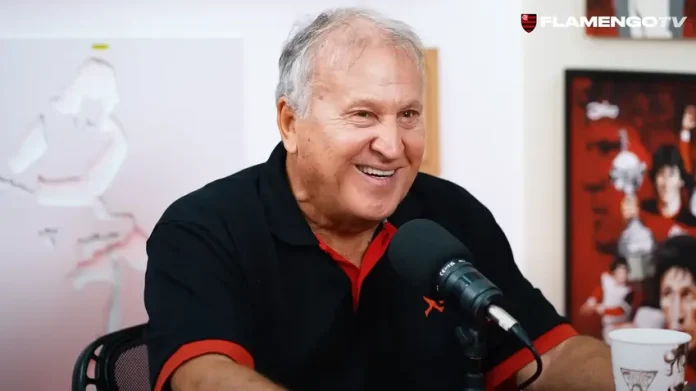 Zico presente no Mengocast da Flamengo TV