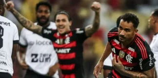 Danilo marca o 1º gol do Flamengo na vitória sobre o Botafogo-PB