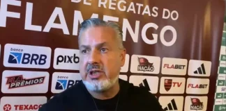 José Boto em entrevista após vitória do Flamengo sobre o Palmeiras