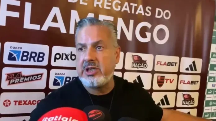 José Boto em entrevista após vitória do Flamengo sobre o Palmeiras