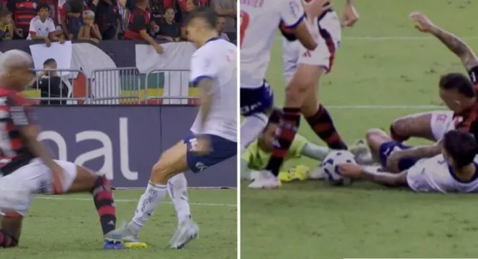 Lances de Flamengo x Bahia que não foram punidas pelo VAR