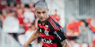 Pablo Lúcio em campo pelo Flamengo