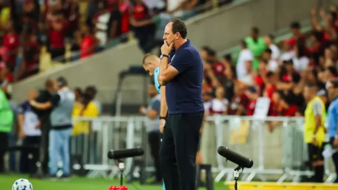 Rogério Ceni técnico do Bahia, contra o Flamengo