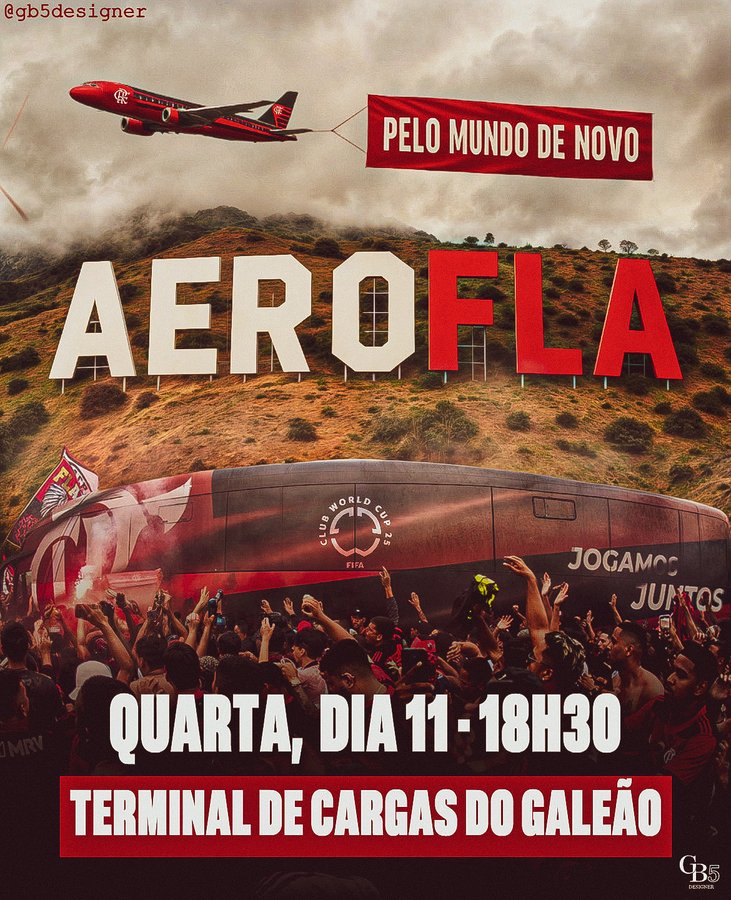 Chamada para o AeroFla do Mundial 2025