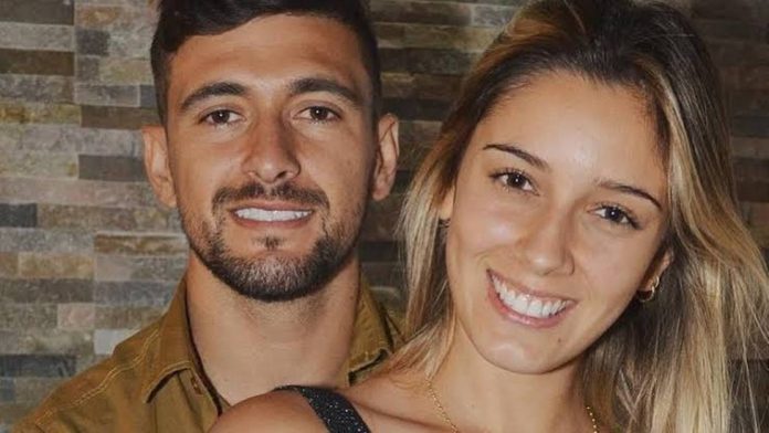 Arrascaeta e sua esposa Camila Bastiani