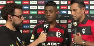 Bruno Henrique em entrevista a Cazé TV após derrota do Flamengo para o Bayern de Munique