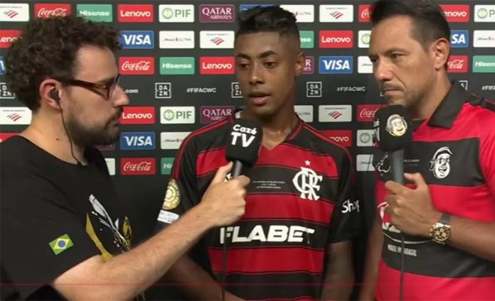 Bruno-Henrique-Entrevista-Diego-Alve-Caze-TV-Mundial-2025 Bruno Henrique em entrevista a Cazé TV após derrota do Flamengo para o Bayern de Munique