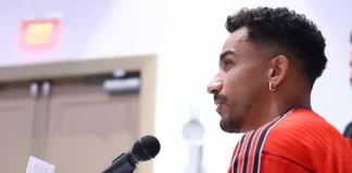Danilo em entrevista pelo Flamengo