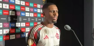 Evertton Araújo em entrevista após empate entre Flamengo x Los Angeles