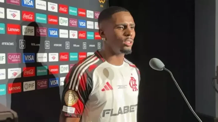 Evertton Araújo em entrevista após empate entre Flamengo x Los Angeles
