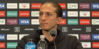 Filipe Luís em entrevista após derrota do Flamengo para o Bayern de Munique