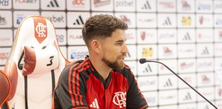 Jorginho em sua apresentação ao Flamengo
