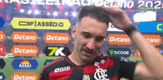 Léo Ortiz em entrevista após goleada do Flamengo sobre o Fortaleza