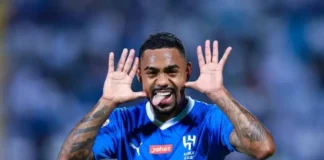 Malcom em campo pelo Al Hilal