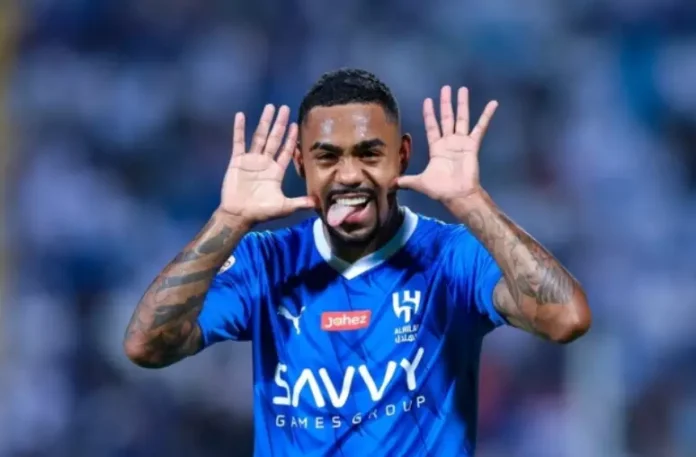 Malcom em campo pelo Al Hilal
