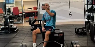 Zé Welinton treina no Ninho do Urubu