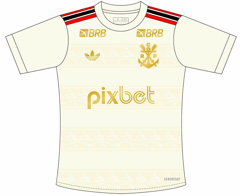 Camisa 3 dourada do Flamengo de 2025