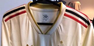Camisa 3 dourada do Flamengo de 2025