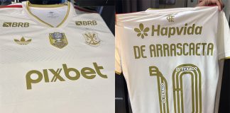 Camisa 3 dourada do Flamengo de 2025