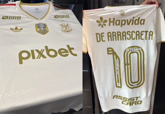 Camisa 3 dourada do Flamengo de 2025