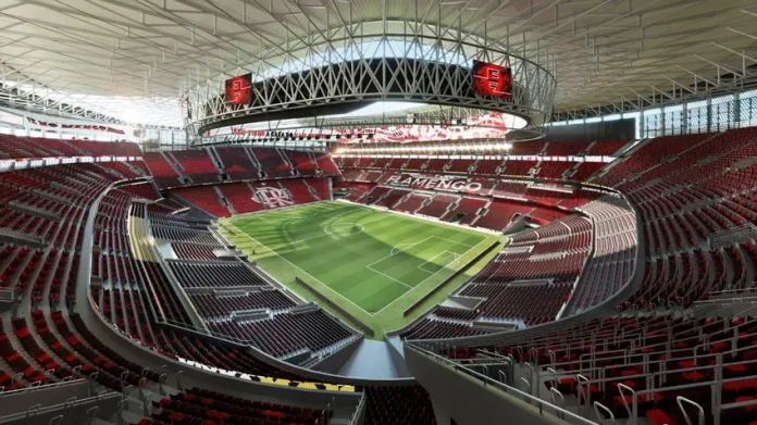 Projeto do novo estádio do Flamengo